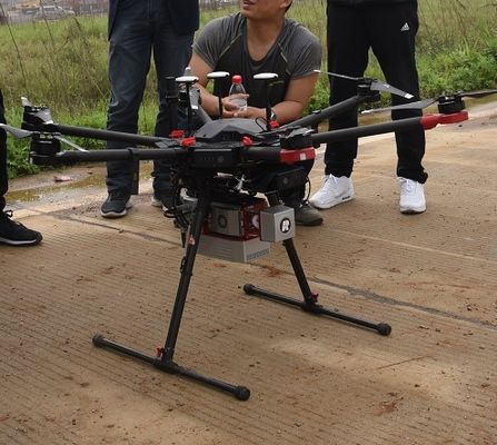 Обзор UAV системы отображения 2.5kg лидар трутня ARS-200 топографический