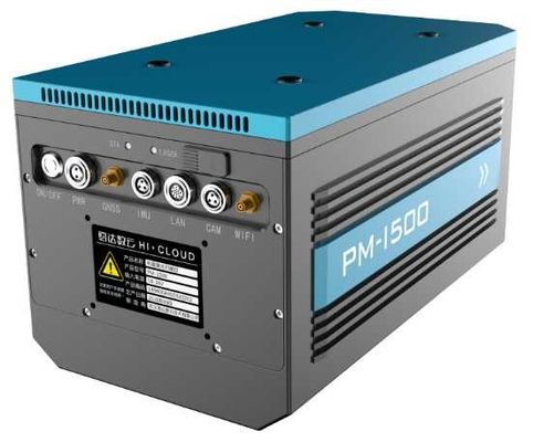 система PM-1500 PRR100-2000kHz лидар высокой точности 4.4kg мобильная