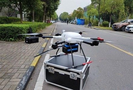 система лидар UAV 5mm@50m PM-1500 высокой точности 100-2000kHz для обзора дороги