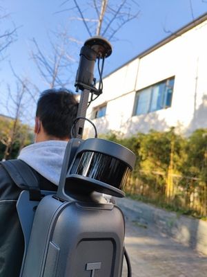 ряд 120m Handheld/LiDAR HiSLAM рюкзака 3D для строя измерения фасада