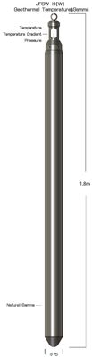 Естественный NaI Crystal+Photomultiplier геотермическое Temperature&Gamma ряда 0~65000CPS гаммы